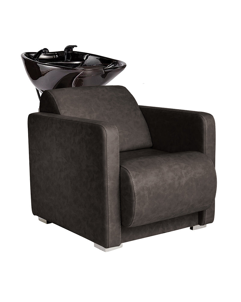 Club Textured black - Black washing unit with black basin